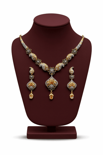 Gold Plated Silver Necklace