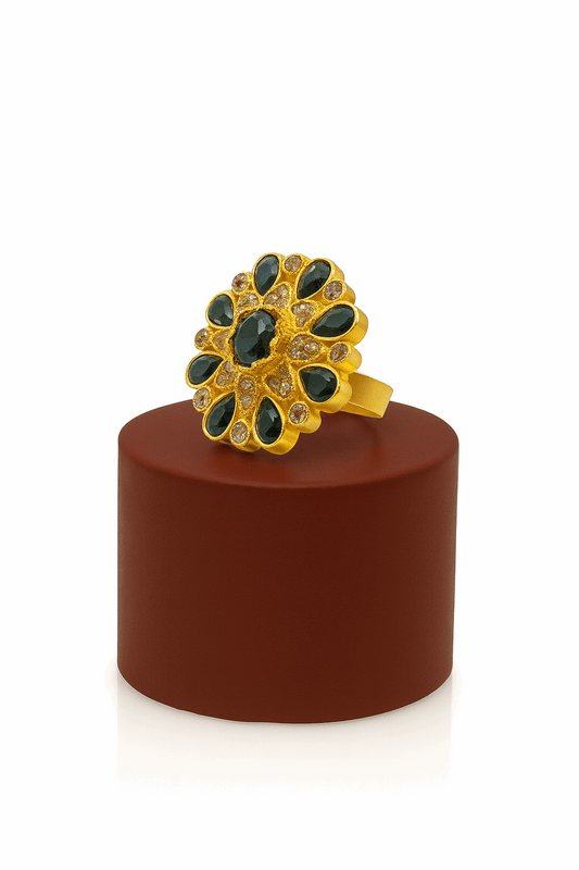 Emerald Imitation Ring