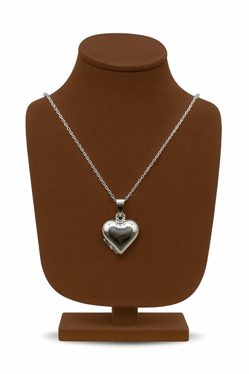 925 Sterling Silver Angel Heart Pendant