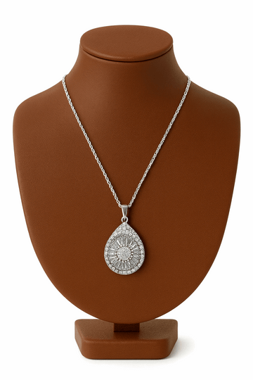 Cubic Zirconia 925 Sterling Silver Pendant