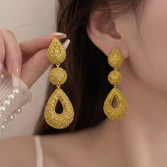 Sterling Silver Earrings 24K Gold plated