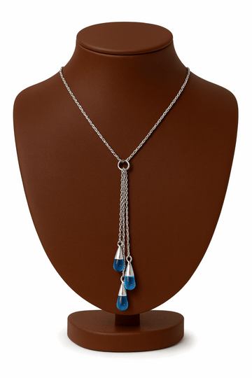 Semi Precious Sapphire 925 Sterling Silver Pendant