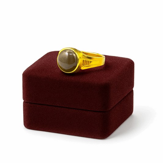 Tiger Eye Stone Silver Ring