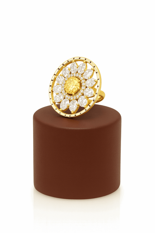 Imitation Crystal Ring