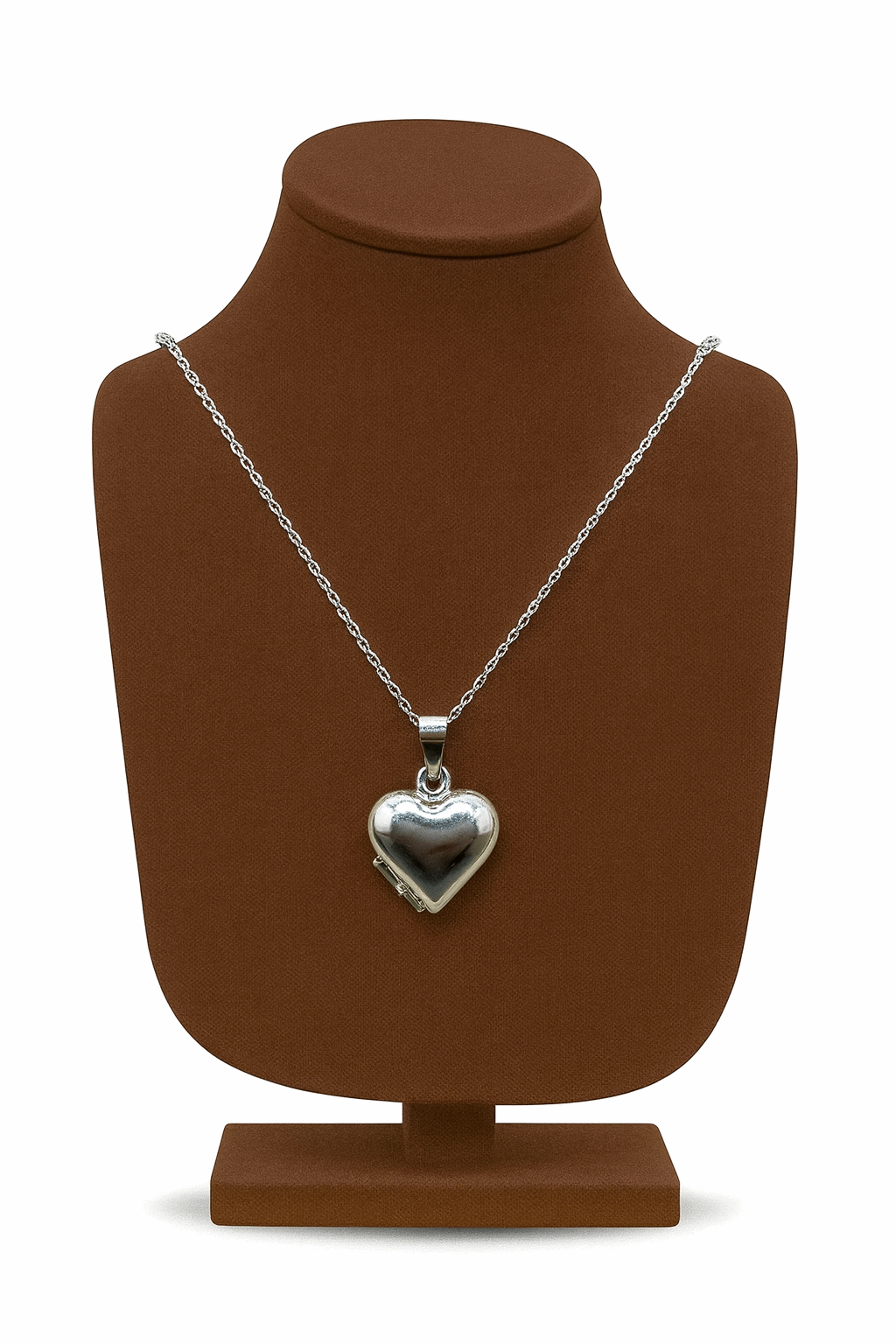 925 Sterling Silver Angel Heart Pendant