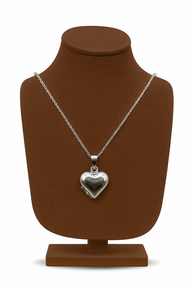 925 Sterling Silver Angel Heart Pendant