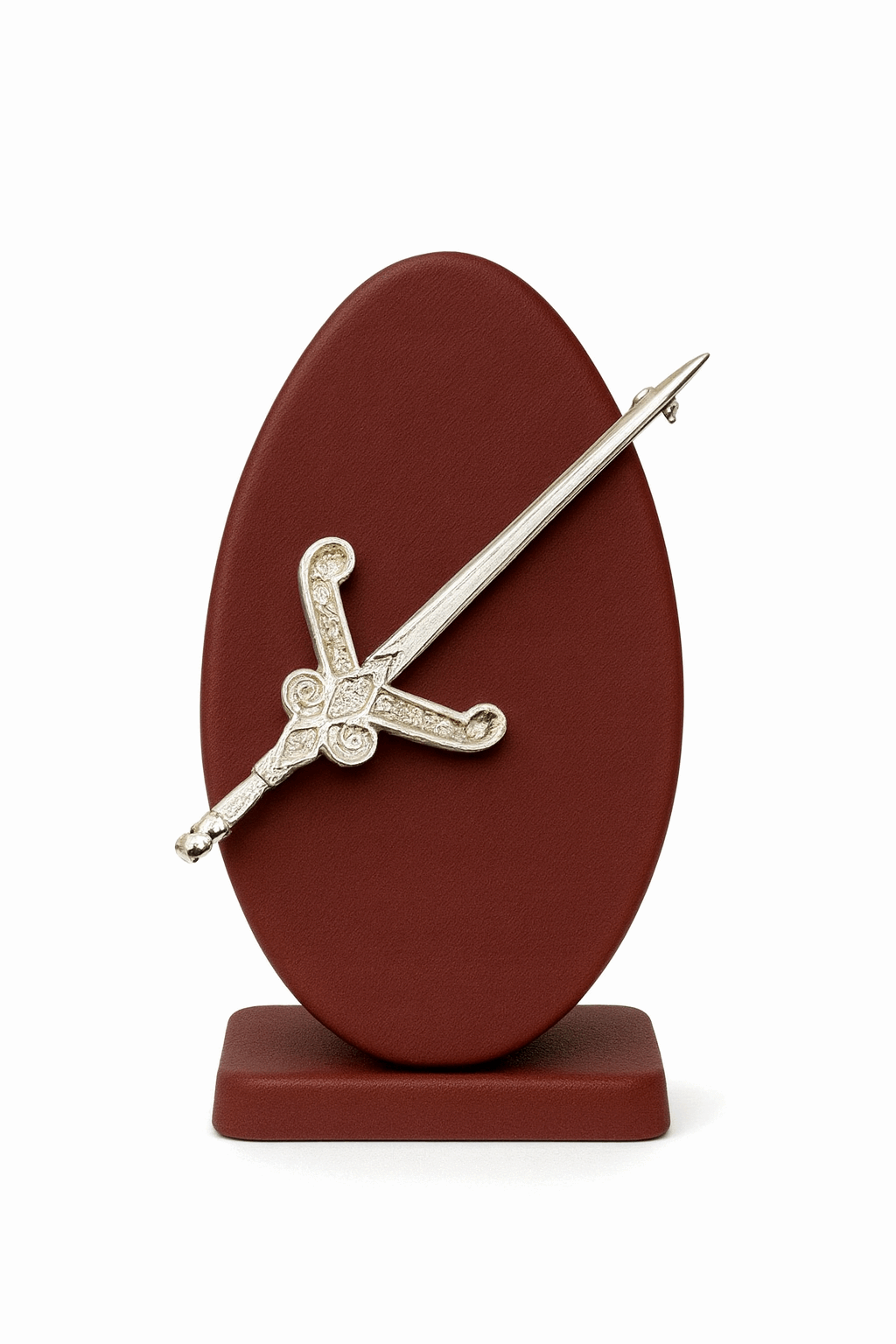 925 Sterling Silver Sword Brooch
