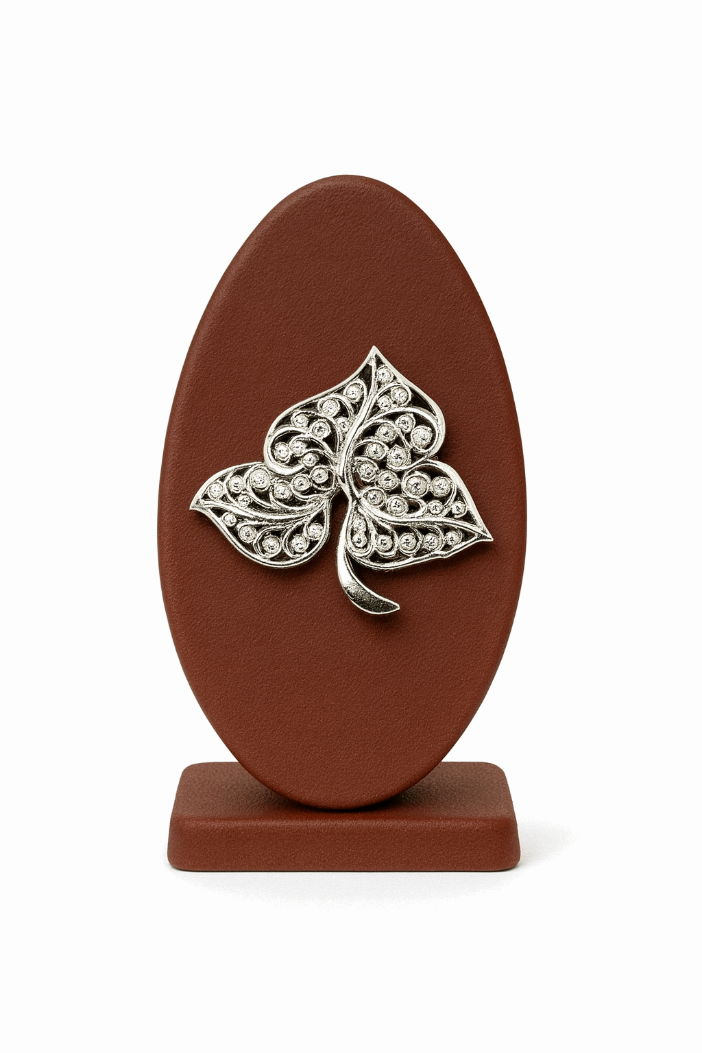 925 Sterling Silver Leaf Brooch