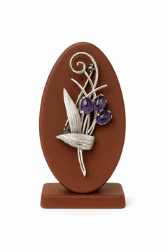 925 Sterling Silver Flower Brooch