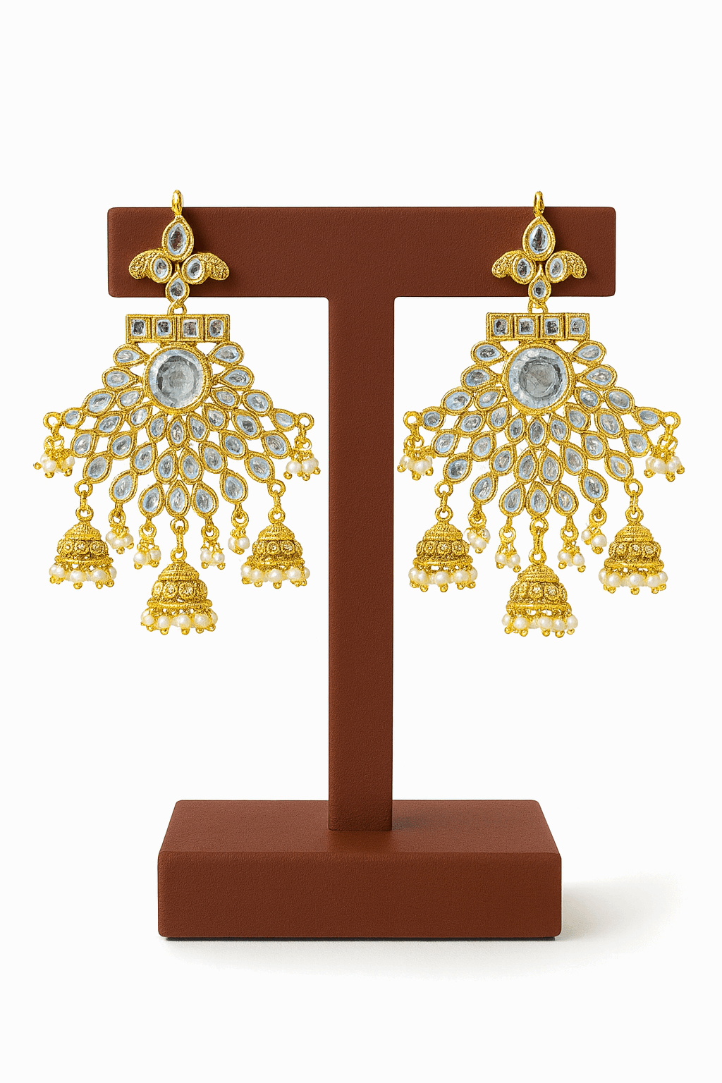 Fancy Kundan Jhumka