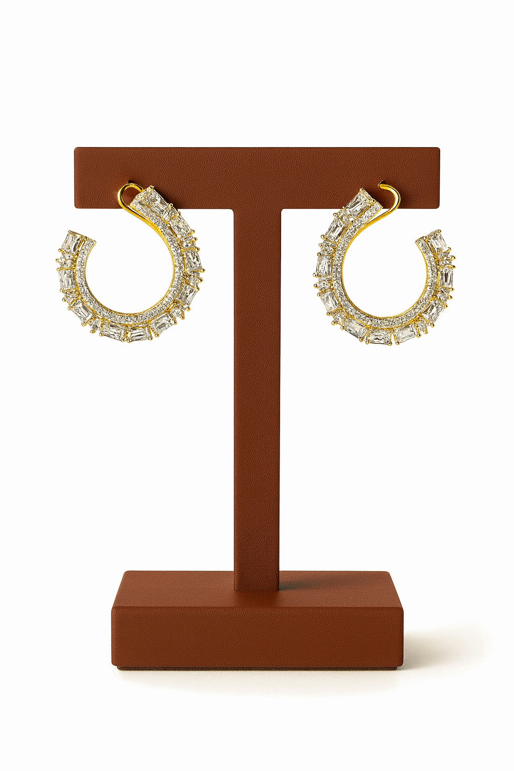 High-Quality Brass Alloy Ear Studs