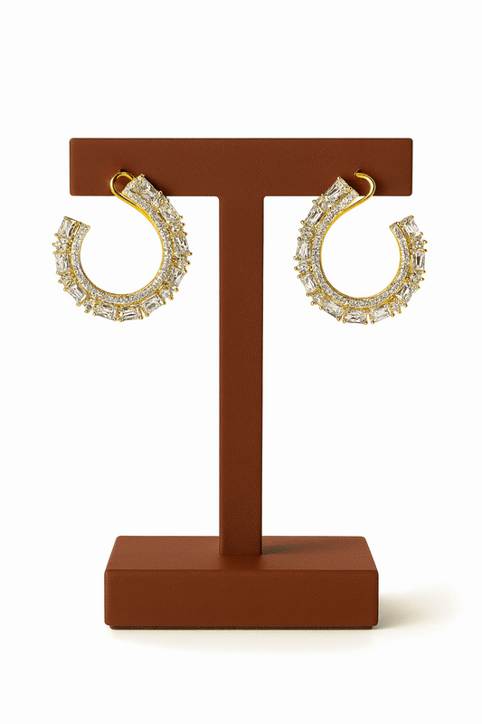 High-Quality Brass Alloy Ear Studs