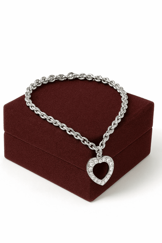 925 Sterling Silver Cubic Zirconia Bracelet