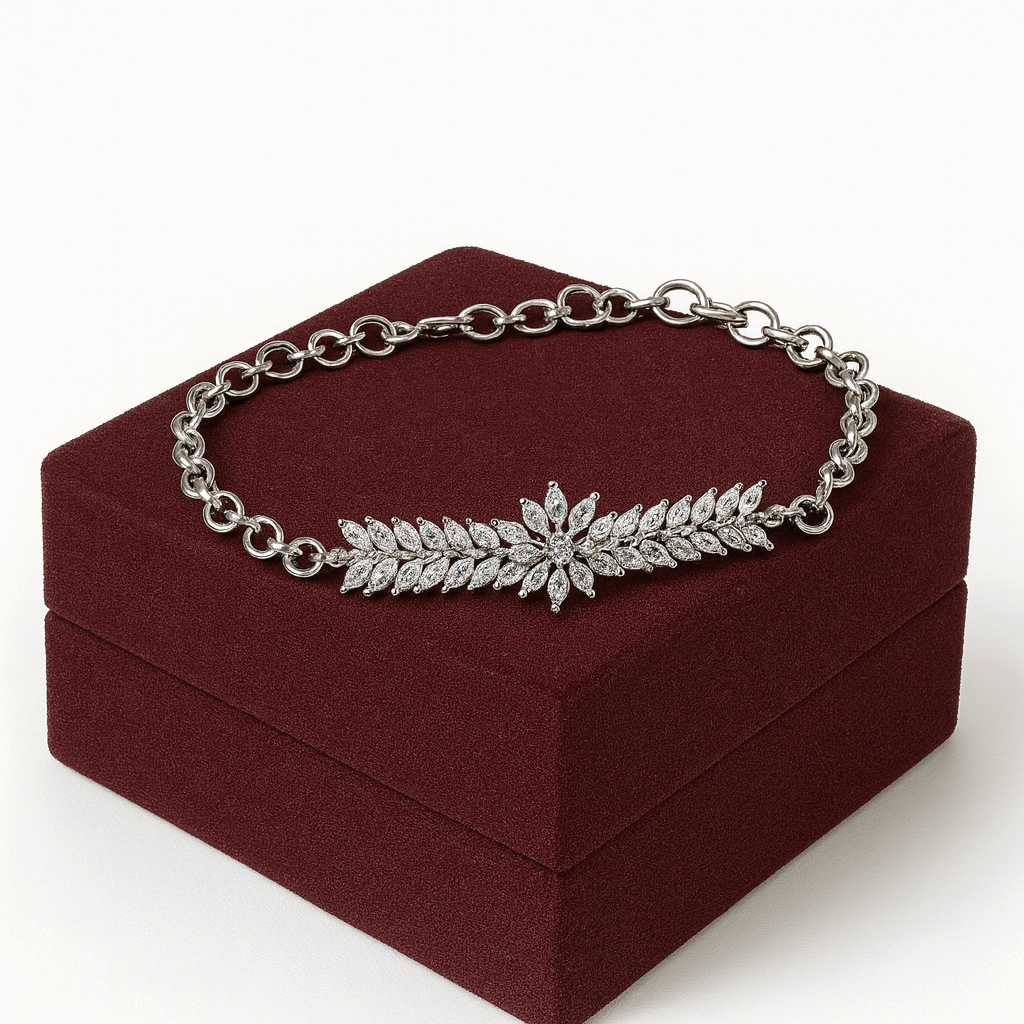 925 Sterling Silver Cubic Zirconia Bracelet