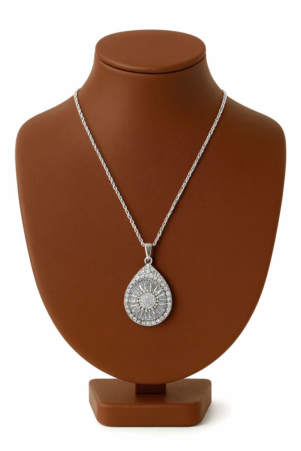 Cubic Zirconia 925 Sterling Silver Pendant