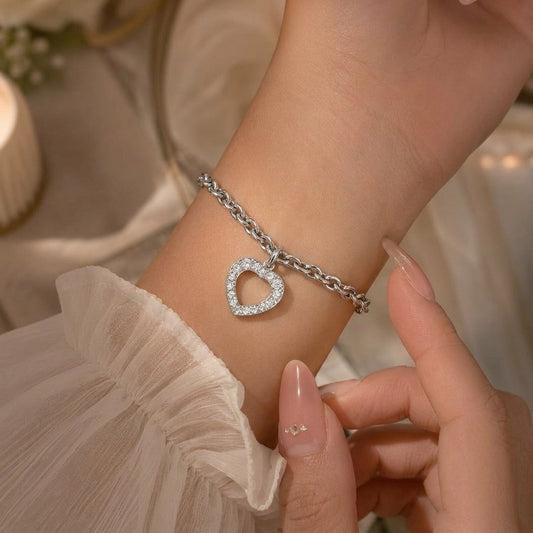 925 Sterling Silver Cubic Zirconia Bracelet