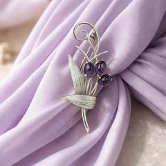 925 Sterling Silver Flower Brooch