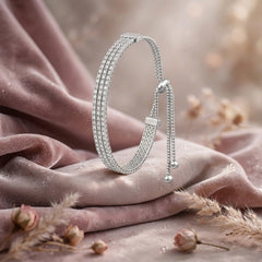 925 Sterling Silver Cubic Zirconia Bracelet