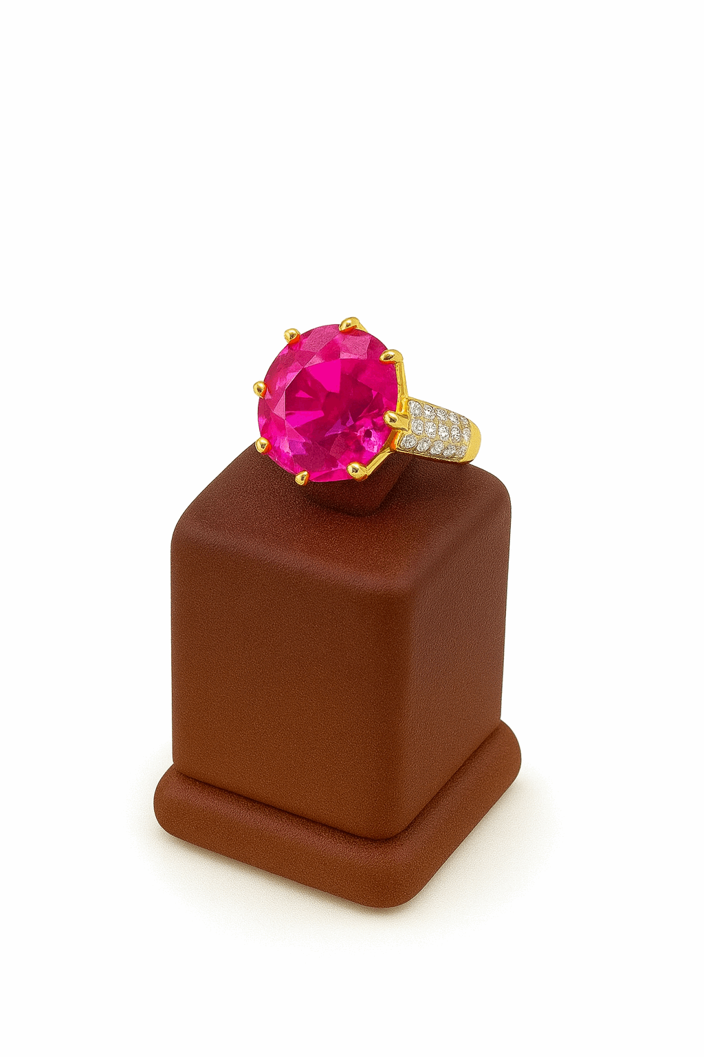 Ruby Stone Silver Ring