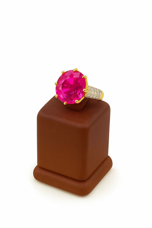 Ruby Stone Silver Ring
