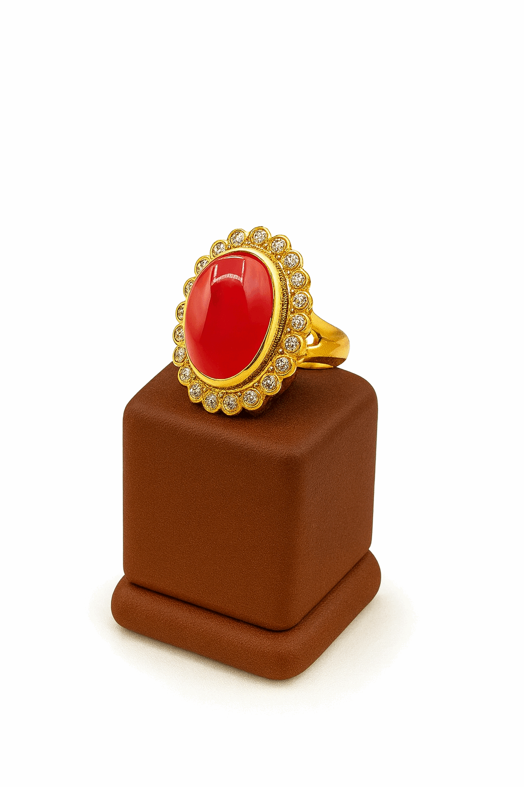 Silver Ruby Stone Ring