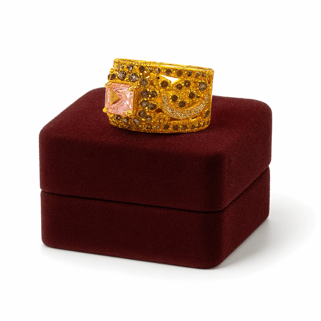 Silver Zircon Dimond Style Ring