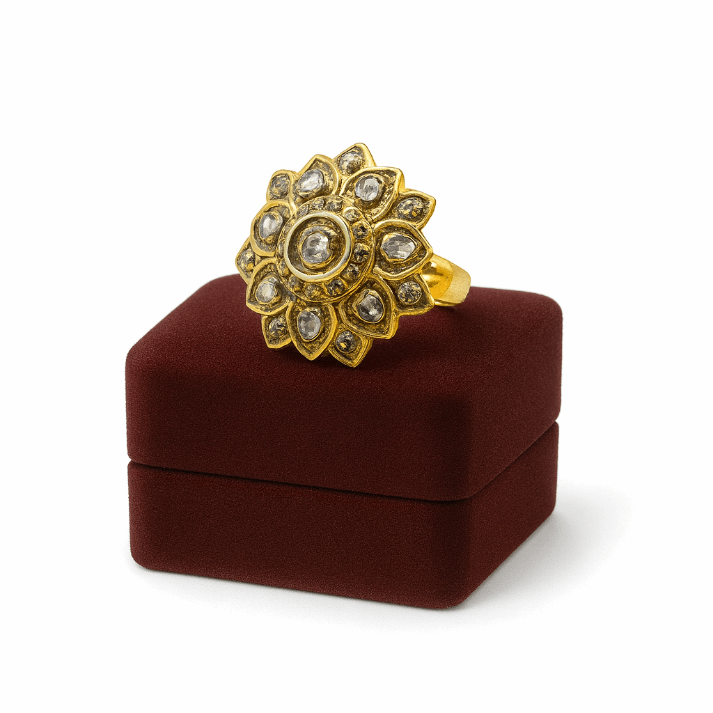 Silver Zircon Stone Ring