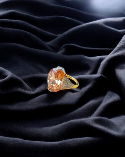 Silver Zircon Stone Ring